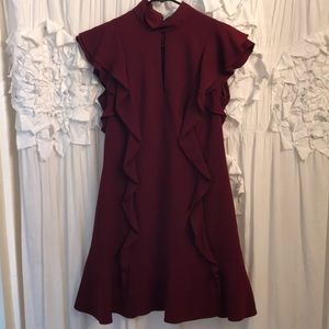Gorgeous maroon never worn Karen Millen dress